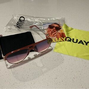 Quay Australia Rose Gold Sunglasses